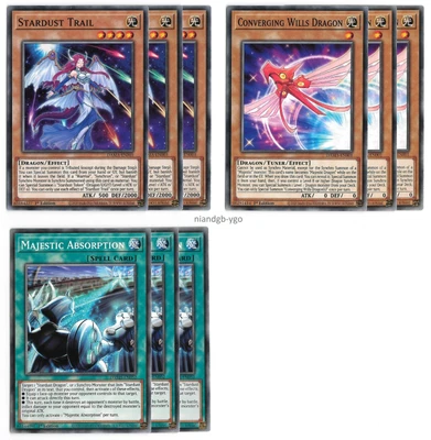 £2.60 • Buy YuGiOh Majestic Stardust Dragon Deck Core 9 Card Bundle DAMA-EN0 1st Edition