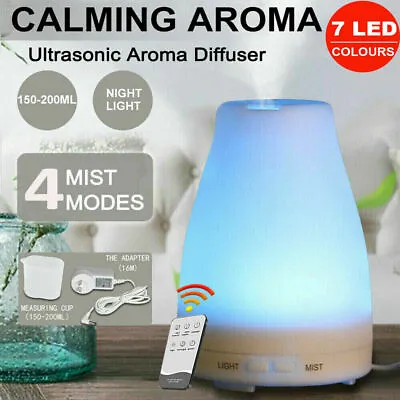 $20.45 • Buy Essential Oil Humidifier Ultrasonic Air Diffuser Aroma Aromatherapy Air Purifier
