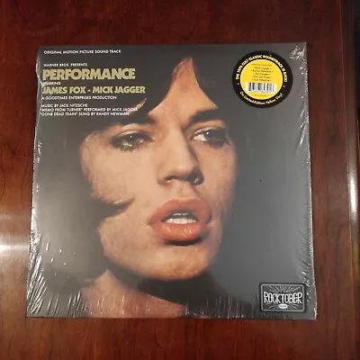 Peformance Original Motion Picture Soundtrack Yellow Vinyl Mick Jagger 2021 • $24