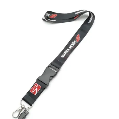 1x SKUNK Lanyard Neck Cell Phone KeyChain Strap Quick Release -BLACK/RED • $16.99
