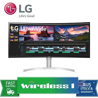 $1499 • Buy LG 38WN95C-W 38 Inch UltraWide QHD+ IPS Curved Monitor NVIDIA G-SYNC Compatib...
