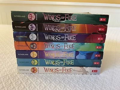 EUC! WINGS OF FIRE 7 Book Set By Tui T. Sutherland • $24.99