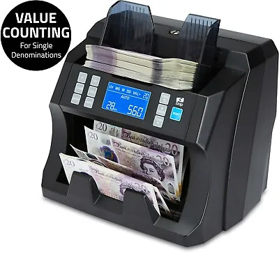 £229.99 • Buy Note Counter Machine Money Currency Banknote Counting Detector Cash Bill ZZap