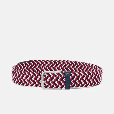 J Lindeberg Men's Bubba Elastic Belt GMAC07219 G131 Cherry 85 Cm/ 30-31 NEW NWT • $42.99