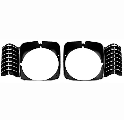 1969 1970 1971 1972 Chevy Nova Headlamp Headlight Bezel Set Pair Right & Left • $108.85