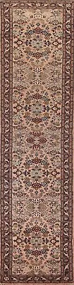 Vintage Floral Sarouk Traditional Runner Rug 2' 7  X 13' 8  Handmade Hallway Rug • $1013.22