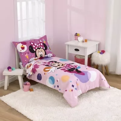 Minnie Mouse  Have Fun  4-Piece Toddler Bedding Set By Disney • $37.99
