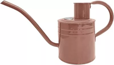 Kent & Stowe 1L Indoor Watering Can Rust-Resistant Galvanised Pink Long Spout • £14.98