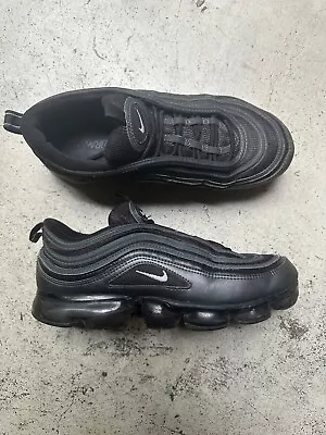 Nike Air VaporMax 97 'Black Reflect' Women's US Size 9.0 Sneakers Trainers • $45