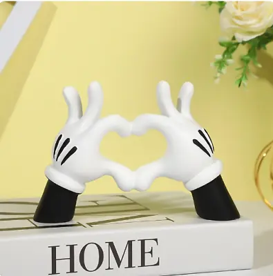 Disney Mickey Mouse Hand With Love Heart Gesture  Inspired Home Decor Disney • $31.12
