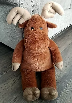 Ikea Moose Gemytlig Plush Stuffed Animal Toy Brown Large 28 Inches / 70 Cm • $30