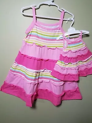 Girl And Doll Matching Summer Dress Set Fits American Girl • $8.99