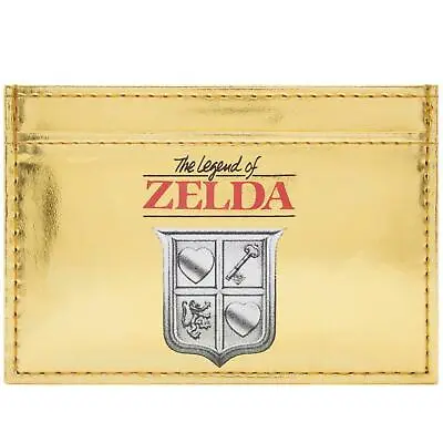 £4.99 • Buy New Official The Legend Of Zelda Retro Nes Box Art Gold Id & Card Holder