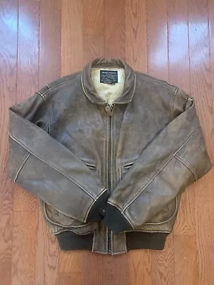 1987 AVIREX G-2 U.S. Army Navy Air Forces LEATHER BOMBER FLIGHT JACKET Mens 40 M • $99