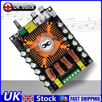 TDA7498E 2.0 Dual Channel HIFI Amplifier Board 160Wx2 20Hz-20KHz (Black) UK • £14.89