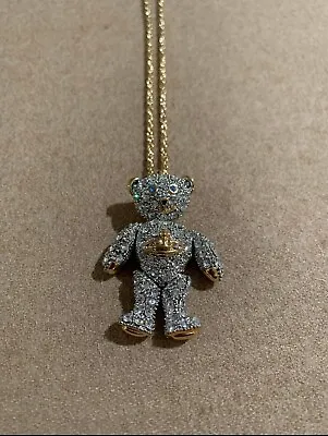 Vivienne Westwood Bear Necklace Pendant Gold Silver • $60
