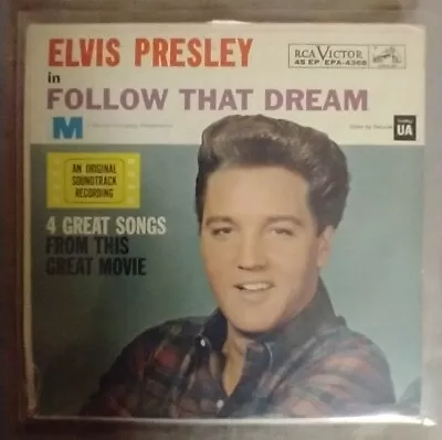 Elvis Presley Follow That Dream RCA Victor EPA 4368 - VG • $1.99