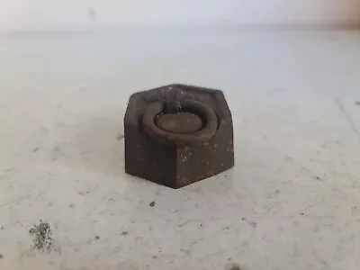 £7.99 • Buy Vintage Black Cast Iron Single Metric Cast Iron Hexagonal Ring Weight 200g Scale