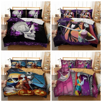 £21.99 • Buy Gothic Skull Duvet Cover Bedding Set With Pillowcases Single Double King Size UK
