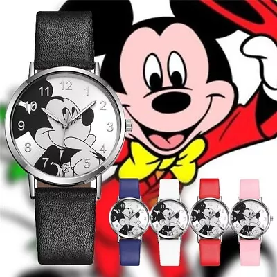 New Mickey Mouse Kids Children's Girl Boy Watch In Light Blue Color OMG SO CUTE! • $14.50