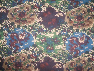 Blue Floral Cotton Liberty  Lawn Print Dress Fabric  18 X 9  Free Post • £5