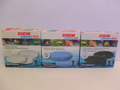 EHEIM CLASSIC 600 2217 REPLACEMENT FILTER FOAMS. Aquarium Fish. Genuine Eheim • £13.49