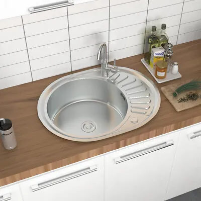 Stainless Steel Small Sink Stainless Steel Reversible Drainer Kitchen Catering • £34.99