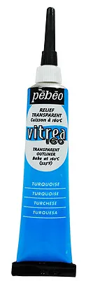 £3.50 • Buy Pebeo Vitrea 160 Stained Glass Paint 3D Relief Outliner 20ml Tube 10 Colours