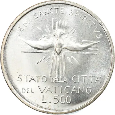 [#915229] Coin VATICAN CITY Sede Vacante 500 Lire 1978 Roma MS Sil Ver • $45.14