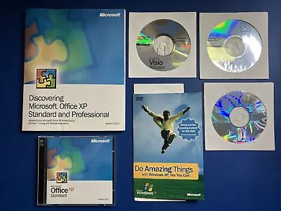 MICROSOFT OFFICE XP STANDARD 2002 CD-ROM SOFTWARE SET W/KEY. Vizio. EXCELLENT. • $19.99