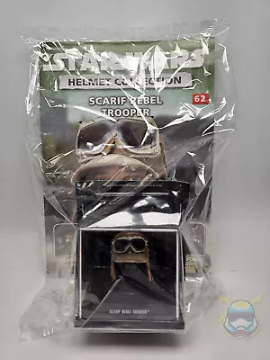 Deagostini Star Wars Helmet Collections SCARIF REBEL TROOPER Issue 62 SEALED NEW • $28.70