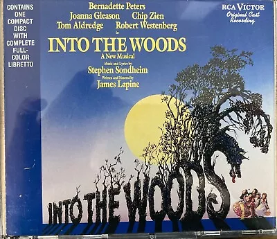 INTO THE WOODS - Original Cast Recording CD + Libretto 1987 RCA AS NEW! OCR • £6.13