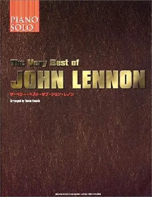 The Very Best Of JOHN LENNON JAPAN PIANO SOLO SCORE BOOK SHEET MUSIC 2000 • £21.65