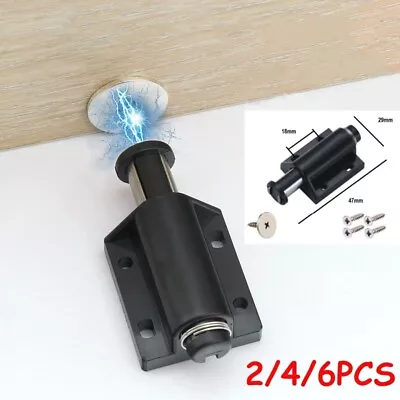 Magnetic Push To Open Touch Pressure Catch Latch Door Drawer Cupboard Cabinet • £2.99