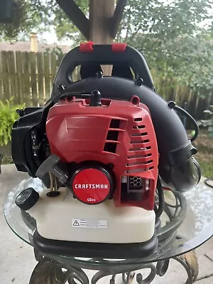  USED  Craftsman 6-cc 2-cycle Gas Backpack Leaf Blower CMXGAAH46BT 52cc • $222