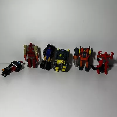 Transformers  Mini-con Lot Of 5 Hasbro DUALOR BLACKOUT Red Alert See Pic • $35