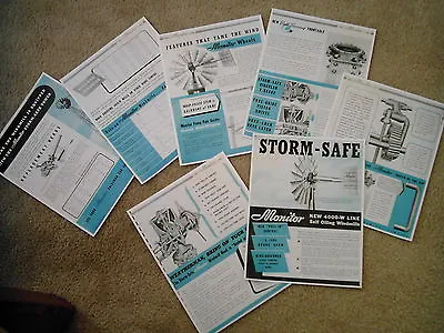 Monitor W Series Windmill Brochure Reprint Storm Safe SkyPower • $9.50