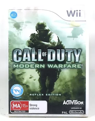 Call Of Duty. Modern Warfare. Reflex Ed. Nintendo Wii. PAL. Plus Instructions. • $9.95