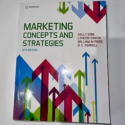 Marketing Concepts And Strategies By Lyndon Simkin (2019 Paperback) • £15