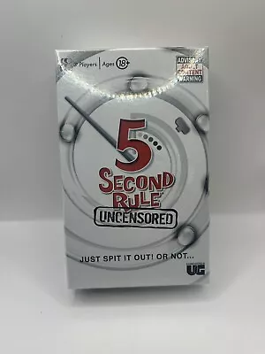 5 Second Rule Uncensored Adult Card Game PlayMonster  *New Sealed* • $23.99