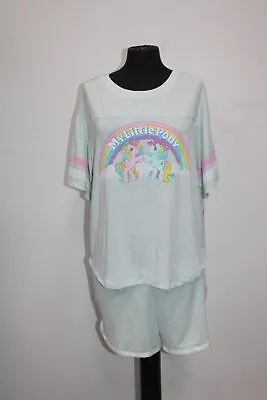 My Little Pony Pajama Set Blue Size Medium • $16.99