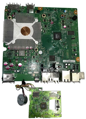 Xbox 360 Slim Corona Motherboard W/ Married DVD Board Red Ring Error 0100 Repair • $12.74