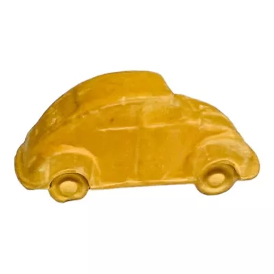 1 Rubber Volkswagon Toy KDF Bug VW Beetle Cox Kafer Radiergummi Yellow Vintage • $15