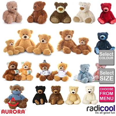 £15.20 • Buy Aurora Bear Collection Plush Teddy Bears Classic - Slouchee - Bonnie - Wagner