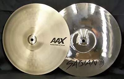 Sabian AAX 13” Fusion Stage Hi Hat Cymbals/T:889 Grams-B:1091 Grams/Brand New • $204.95