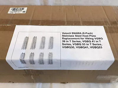 Votenli S9408A (8-Pack) 16GA Stainless Steel Heat Plate Replacement Viking VGBQ • $89.95