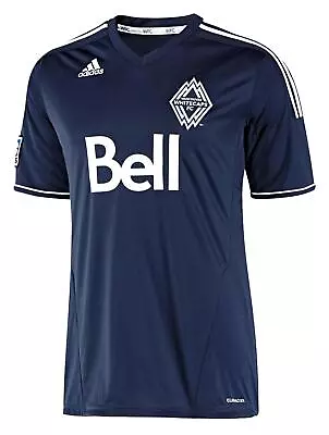 $75 Adidas 2011-12 Vancouver Whitecaps Fc Mls Soccer Jersey P10025 Sea Blue L • $28.49