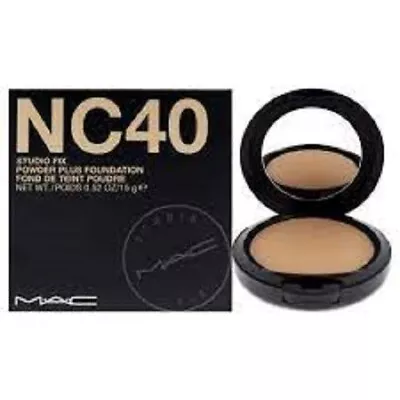 Studio Fix Powder Plus Foundation - NC40 By MAC For Women - 0.52oz NIB • $35.02