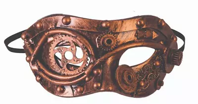 Bronze Steampunk Eye Mask With Gears • $12.88
