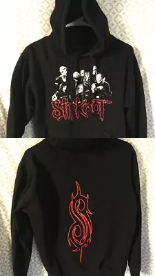 Slipknot Official Band Sweatshirt Hoodie Double Sided Sz Small Black Tour Metal • $31.50